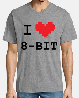 tshirt geek i love 8-bit