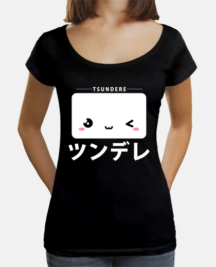 Tee-shirt tsundere manga anime katakana kawaii