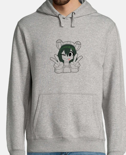Sudadera Tsuyu Boku no Hero - Minimalista.