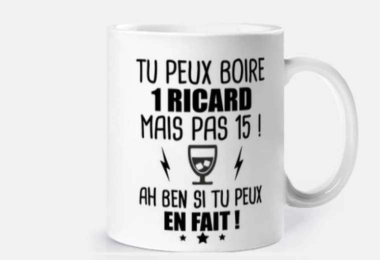 Mug tu peux boire un ricard