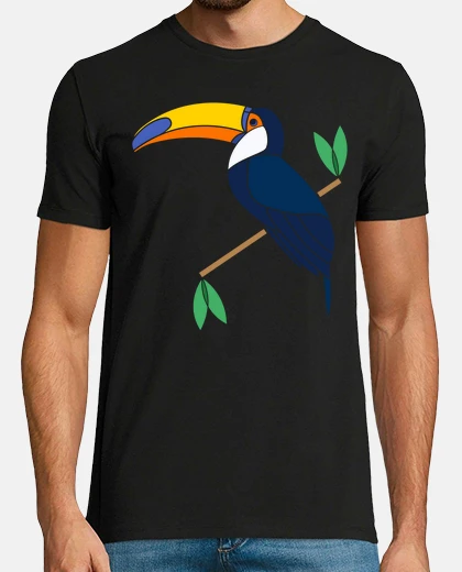 T-shirt tucan minimalista