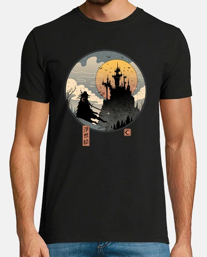 Tee-shirt tueur de vampires en chemise edo homme