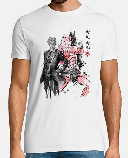 Tee-shirt tueur reine sumi-e