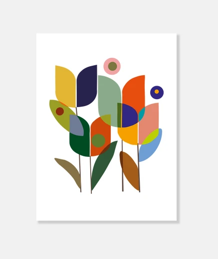Wall tulips