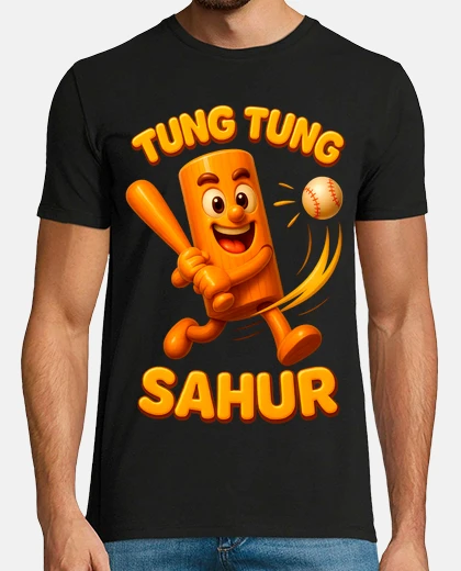 Camiseta Tung Tung Sahur Beisbol Brainrot Italia