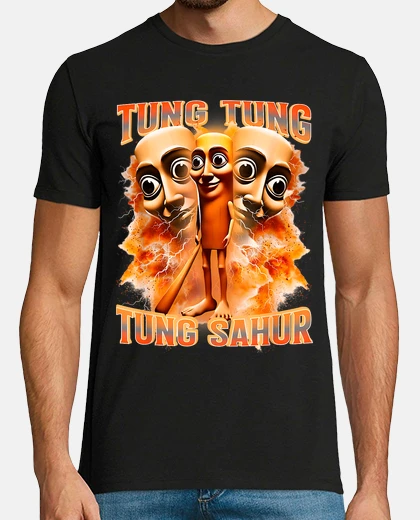 Camiseta Tung Tung Tung Sahur Brainrot Italiano
