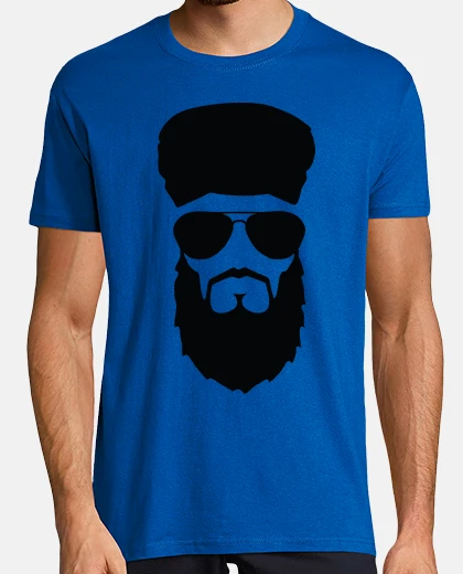 Camiseta turbante musulmán con barba