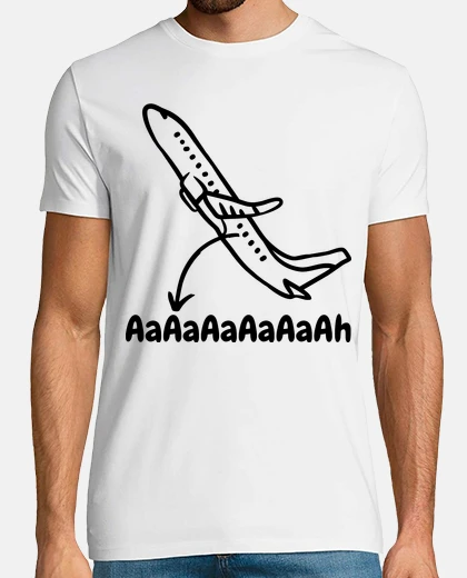 Tee-shirt Turbulences en avion