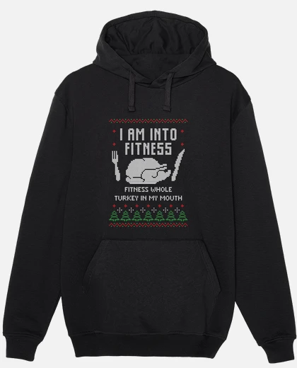Turkey fitness ugly christmas sweater hoodie tostadora