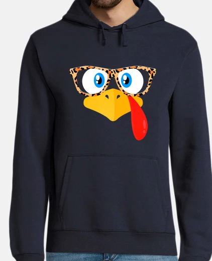 Hoodie turkey head rooster duck
