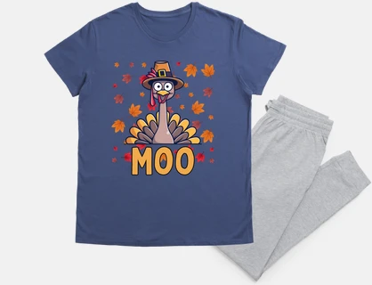 Turkey moo funny cow Thanksgiving