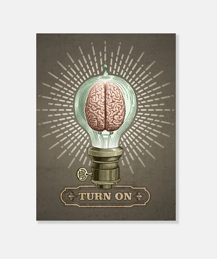 Wall turn on (vertical canvas)