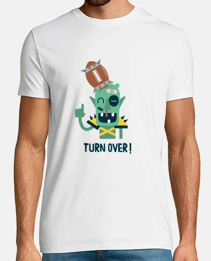 T-shirt turn over