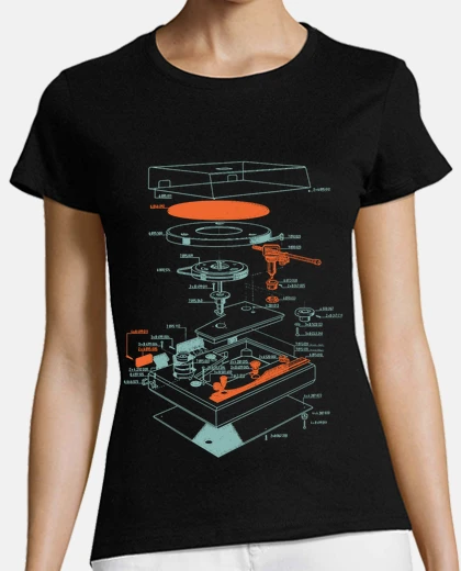 Playera turntable patent exploded vinyl