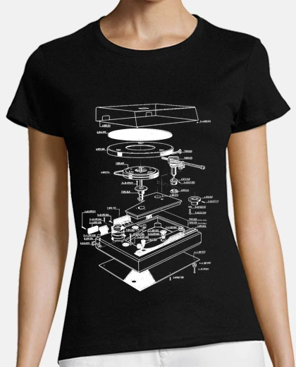 Playera turntable patent exploded vinyl