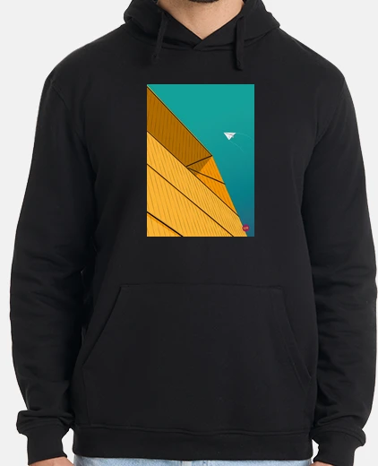 Turquoise Sky. Aplícalo sobre diferentes colores de sudadera con y sin capucha.