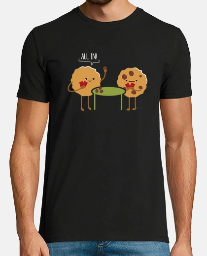 T-shirt tutto in un biscotto divertente con goc