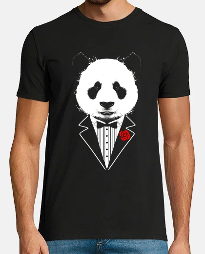 Camiseta tuxedo panda