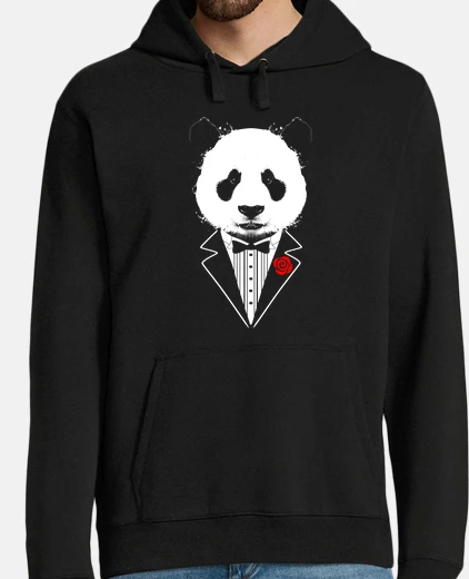 Sudadera tuxedo panda