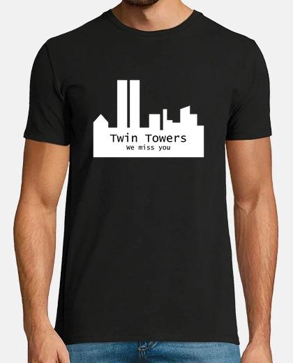 Camiseta Twin Towers white