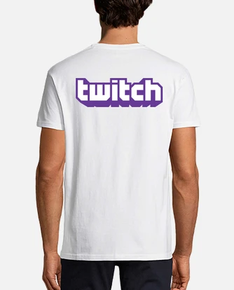 Twitch logo shop t shirt