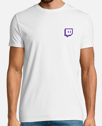 Twitch logo and back 01 t-shirt