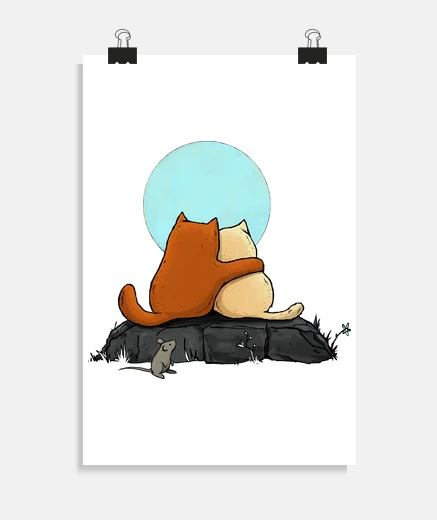 Poster Two Cats