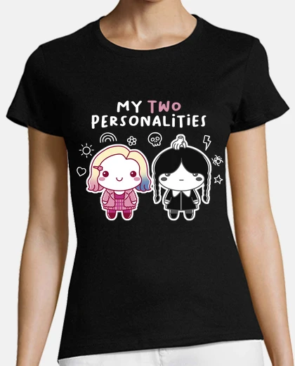 Playera two personalities