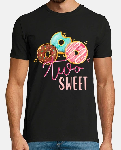 T-shirt Two Sweet Birthday Girl Donut Birthday