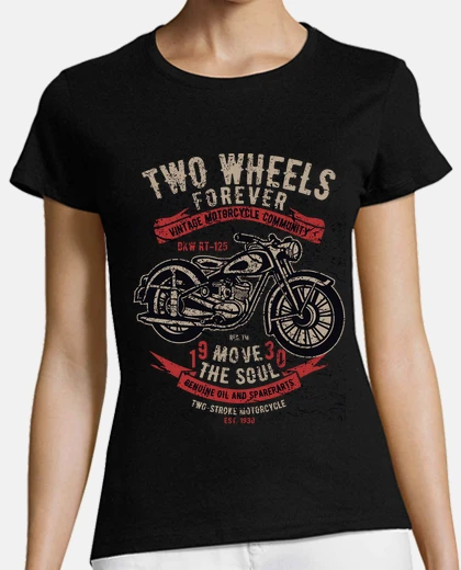 T-shirt two wheels forever 2