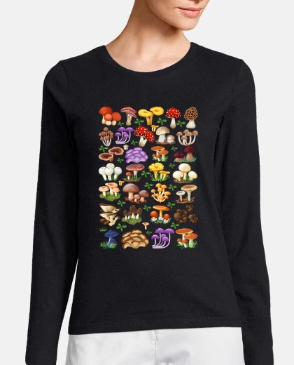 Tee-shirt types de collecteur de champignons