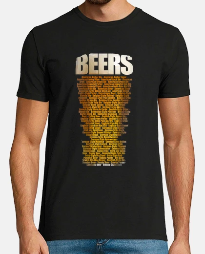 T-shirt types of beer