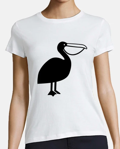 T-shirt uccello pellicano