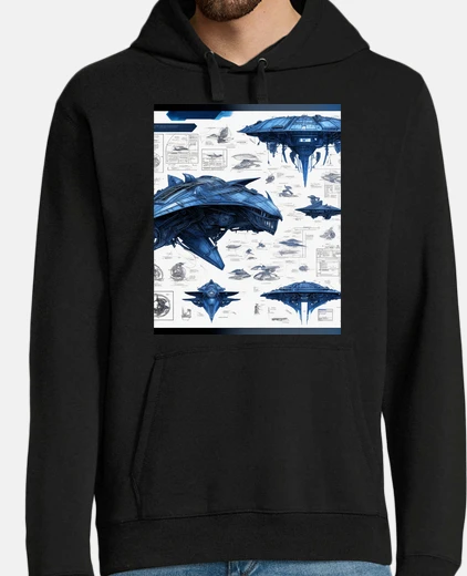 Sudadera ufo blueprint