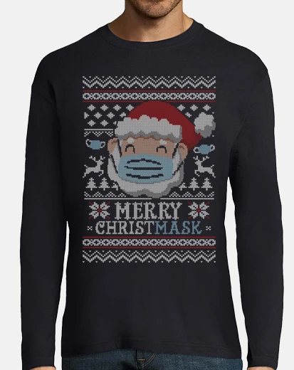 Tee-shirt ugly masque de noël sw eat er