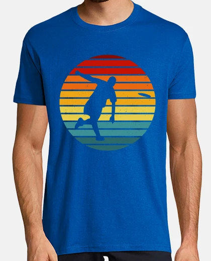 T-shirt ultimo giocatore di frisbee all39aperto