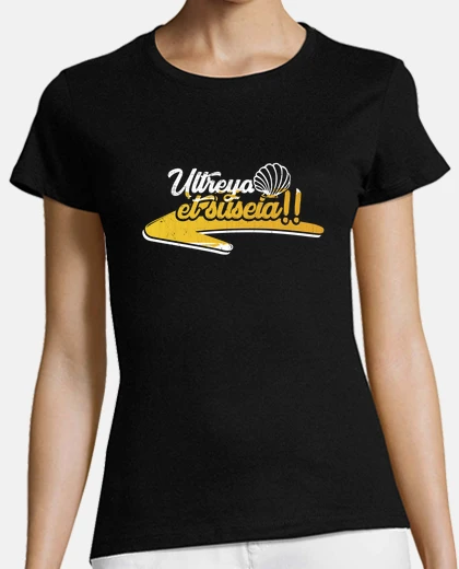 Camiseta Ultreya et suseia!! (amarillo y blanco)