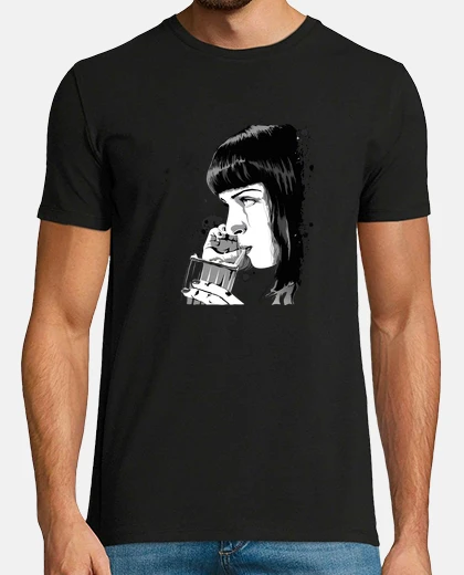 Tee-shirt uma thurman comme mia wallace dans pulp fiction