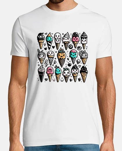 T-shirt umore del gelato