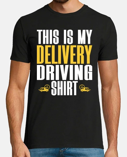 T-shirt Umorismo Autista Conducente Corriere