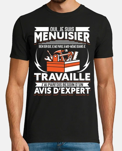 T-shirt umorismo da falegname