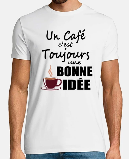 T-shirt umorismo del caffè per gli amanti del c