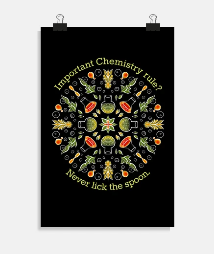 Poster umorismo divertente della scienza della