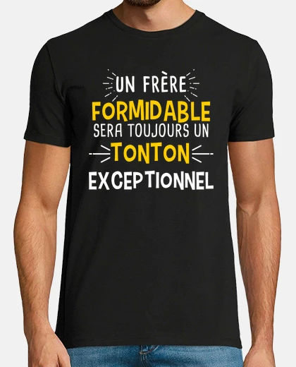 T-shirt umorismo familiare zio fratello