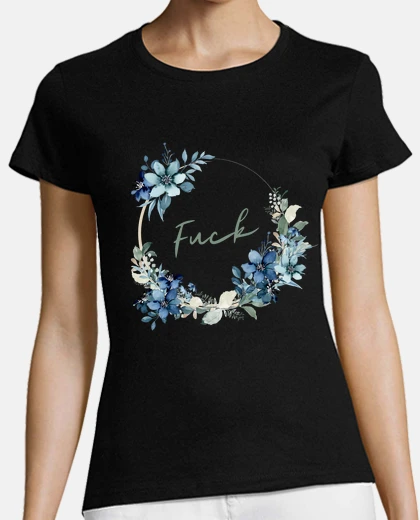 T-shirt umorismo fiorito del cazzo