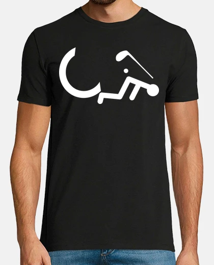 T-shirt Umorismo Golfista Handicap 6 Golf