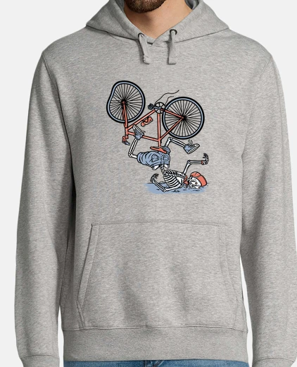 Felpa umorismo in bicicletta