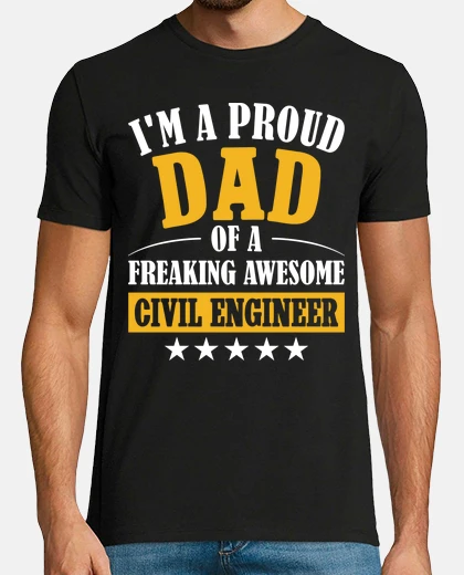T-shirt umorismo padre papà ingegnere ingegneri