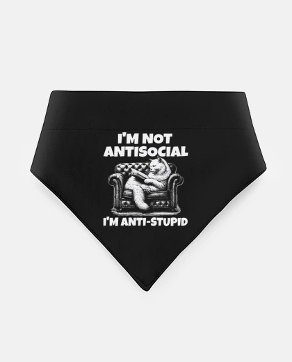 Mascotas umorismo sarcastico del gatto antisocia