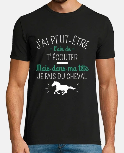 T-shirt umorismo sull39equitazione regalo di ca